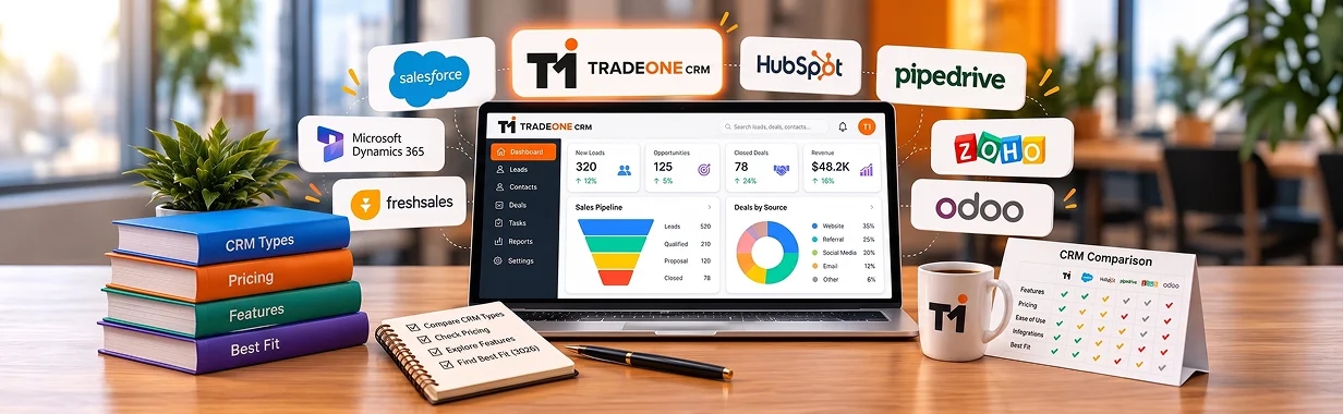Examples of CRMs: 8 CRM Systems Compared by Type, Price and Best Fit (2026)