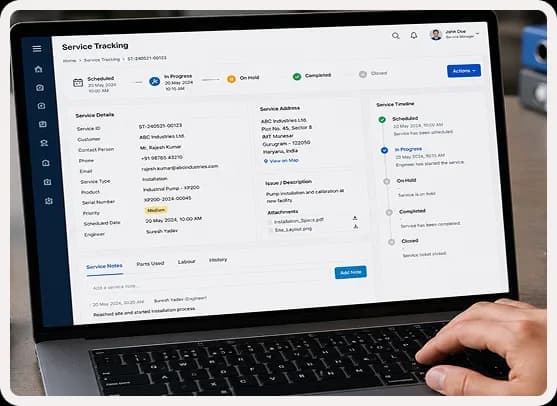 Service Tracking & Credit Control